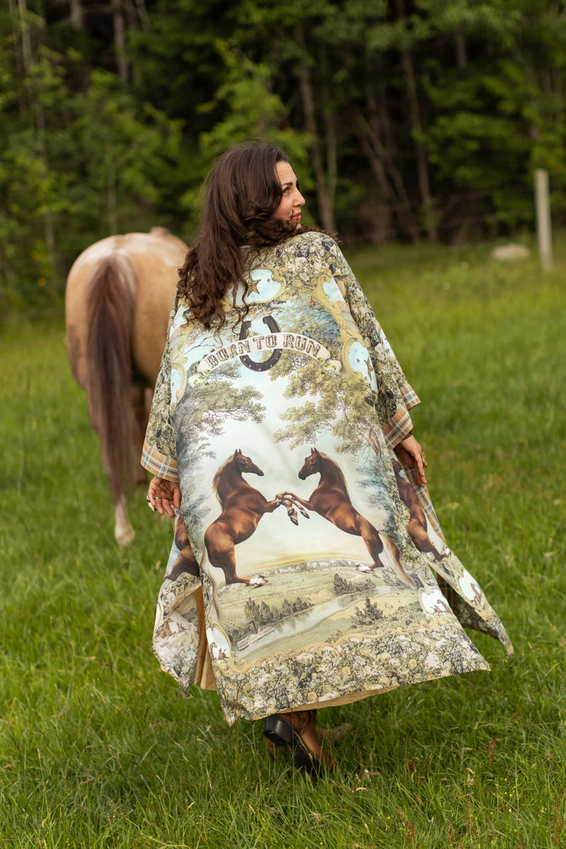 Born To Run Opera Duster Kimono Robe - Bohemian – Spirit Bird The Label