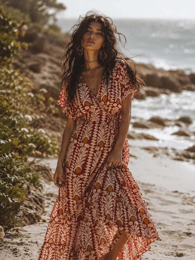 coral beach dress Asymmetrical 10 Crafted with a daring front cut Marabella Dress (vibrant coral muslin)
