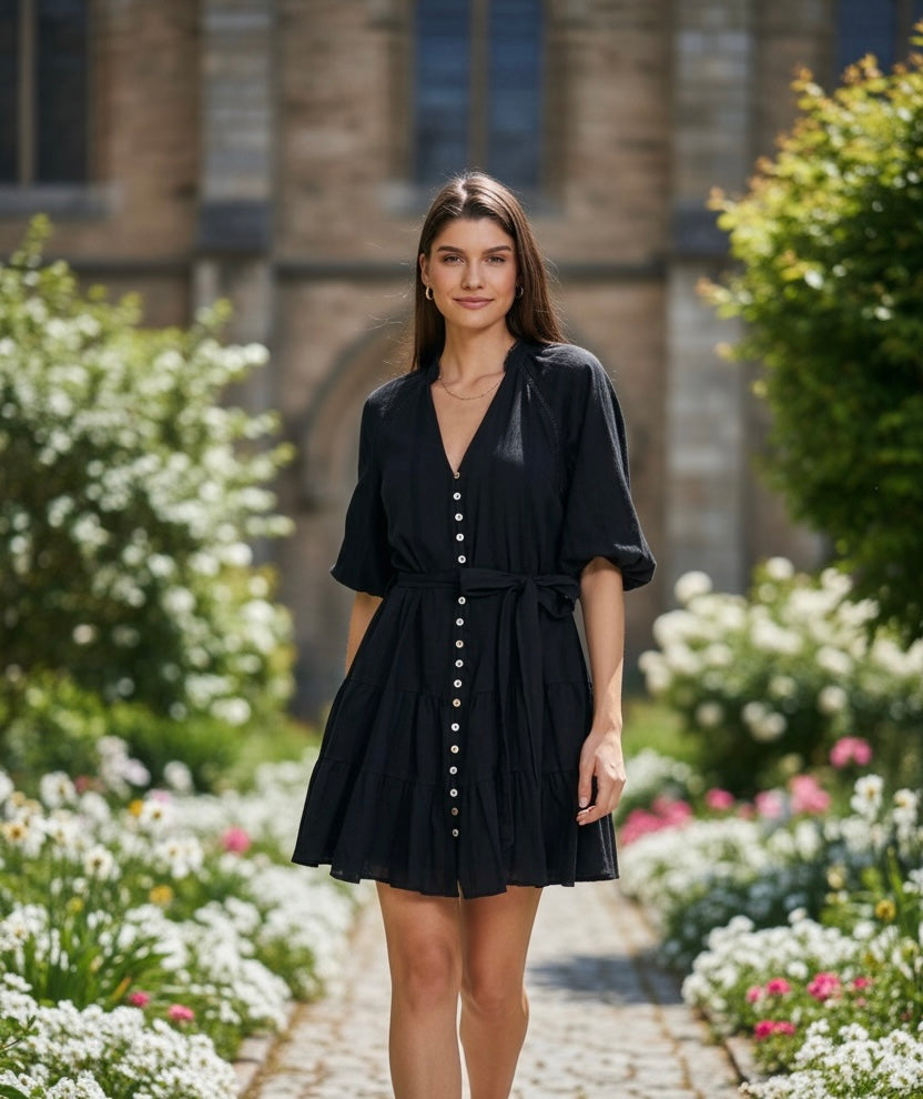 Raven Ress Raven Moon Mini Dress - Boho Style – Spirit Bird The Label